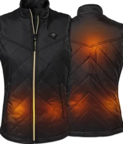 Back on Track Koiranohjaajan Vaatteet^Etna Heat Vest naisten lämpöliivi, Green