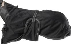 Back on Track Fleecetakit^koiran verkkotakki, musta 27-40 cm