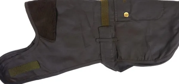 Barbour 2 in 1 Wax Dog Coat koiran takki, Olive/Brown| Sadetakit