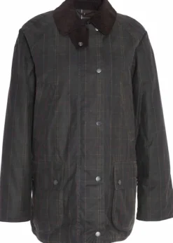 Barbour Öljykangas- Ja Vahatakit^Ashby Tartan Wax Jacket naisten takki, Olive