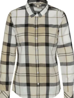 Barbour Bredon Check Shirt naisten paita, Safari Tartan| Flanelli- Ja Kauluspaidat
