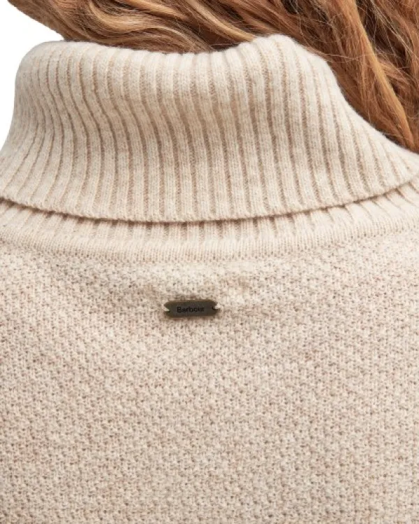 Barbour Hupparit, Fleecet Ja Välipaidat^Burne Cape neulepaita, Oatmeal/Hessian Tart