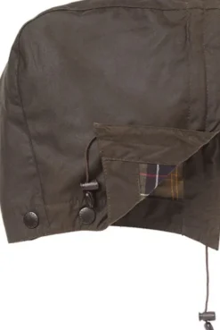 Barbour Öljykangas- Ja Vahatakit^Classic vahattu irtohuppu, tummanvihreä