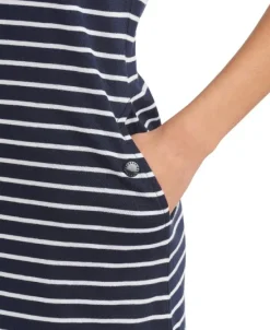 Barbour Dalmore Stripe Dress mekko, tummansininen/valkoinen| Tunikat, Mekot Ja Hameet