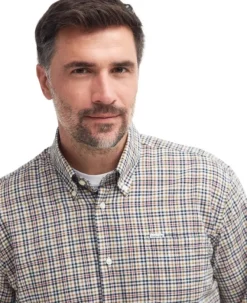 Barbour Durand Relaxed Fit Shirt paita, Dark Tan| Metsästyspaidat