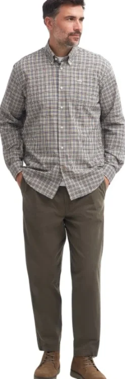 Barbour Durand Relaxed Fit Shirt paita, Dark Tan| Metsästyspaidat