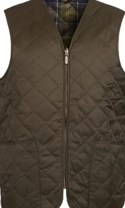 Barbour Eaves Zip In Liner liivi, oliivinvihreä/tartaani| Liivit