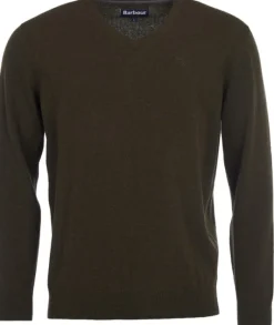 Barbour Villapaidat^Essential Lambswool V-Neck lampaanvillapaita, Seaweed