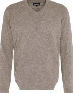 Barbour Pitkähihaiset Paidat^Essential Lambswool villapaita, Dark Stone