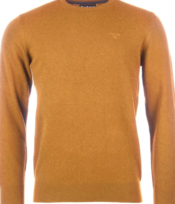 Barbour Essential Lambswool Crew Neck lampaanvillapaita, Copper| Pitkähihaiset Paidat
