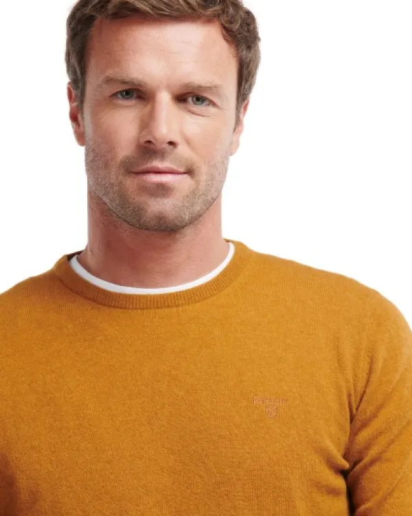 Barbour Essential Lambswool Crew Neck lampaanvillapaita, Copper| Pitkähihaiset Paidat