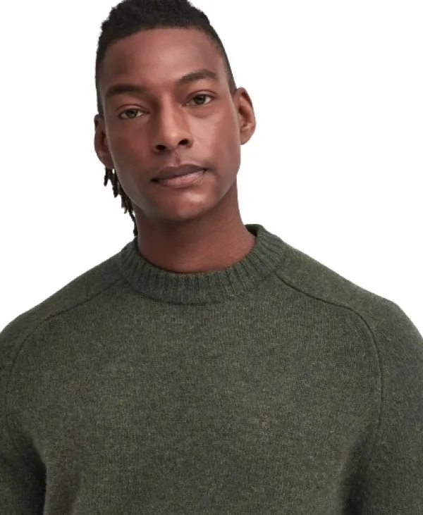 Barbour Pitkähihaiset Paidat^Grangetown Crew villapaita, Mid Olive