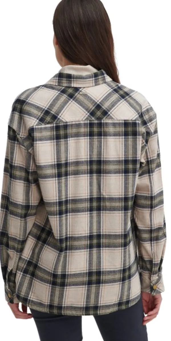 Barbour Highfield Check naisten paita, Sand| Flanelli- Ja Kauluspaidat