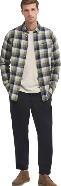 Barbour Flanelli- Ja Kauluspaidat^Hillroad Tailored Shirt paita, Olive