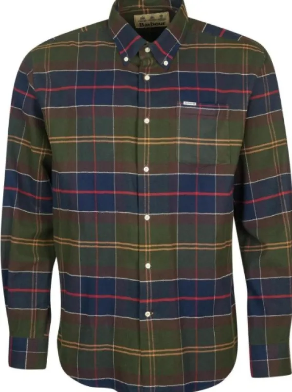 Barbour Hogside Tartan Regular Fit Shirt puuvillapaita, Classic Tartan| Flanelli- Ja Kauluspaidat
