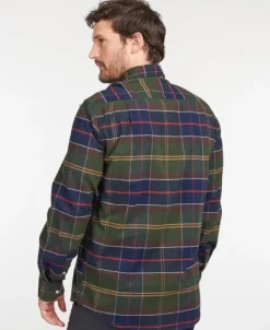 Barbour Hogside Tartan Regular Fit Shirt puuvillapaita, Classic Tartan| Flanelli- Ja Kauluspaidat