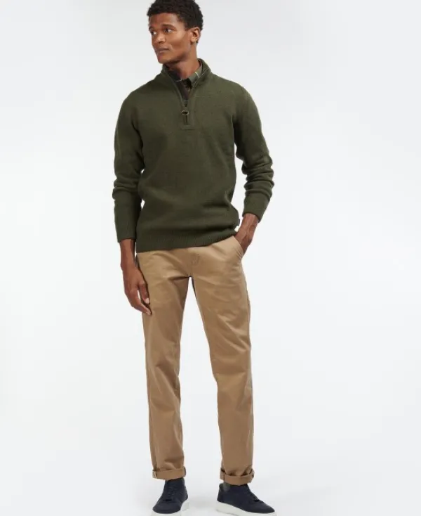 Barbour Pitkähihaiset Paidat^Holden Half Zip villapaita, vihreä