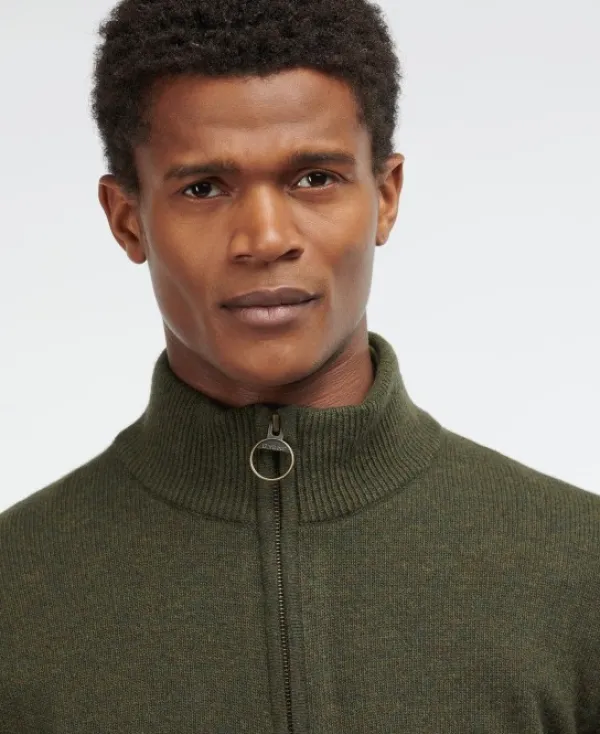 Barbour Pitkähihaiset Paidat^Holden Half Zip villapaita, vihreä