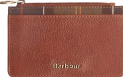 Barbour Laire Card holder korttikotelo, Brown/Classic| Reppujen Ja Laukkujen Tarvikkeet