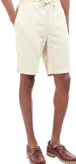 Barbour Shortsit^Linen Cotton Mix Short shortsit, Light Stone