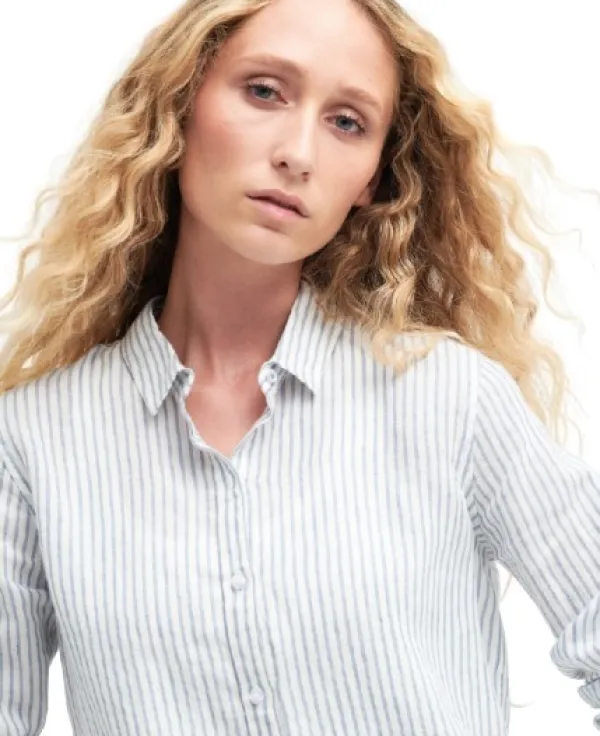 Barbour Flanelli- Ja Kauluspaidat^Marine Shirt naisten paita, Chambray Stripe