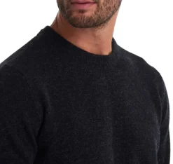 Barbour Miesten Patch Crew Grey| Hupparit, Fleecet Ja Välipaidat