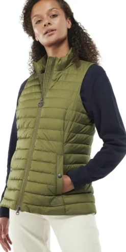 Barbour Morwick Gilet naisten liivi, vihreä| Liivit