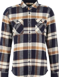 Barbour Flanelli- Ja Kauluspaidat^Mountain Tailored Shirt paita, Navy