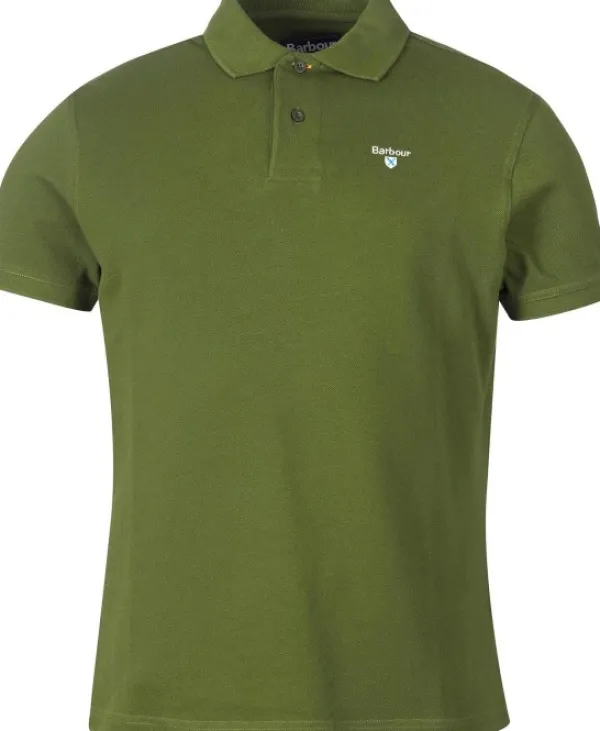 Barbour M's Sports Polo Rifle Green| T-paidat Ja Pikeepaidat