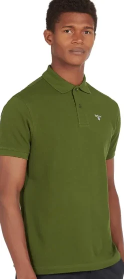 Barbour M's Sports Polo Rifle Green| T-paidat Ja Pikeepaidat