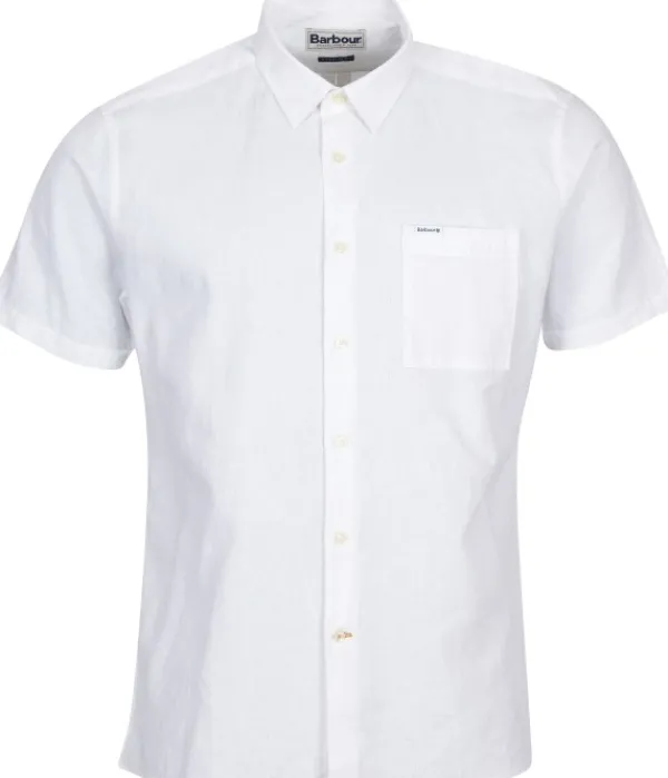 Barbour Flanelli- Ja Kauluspaidat^Nelson S/S Summer Shirt paita, White