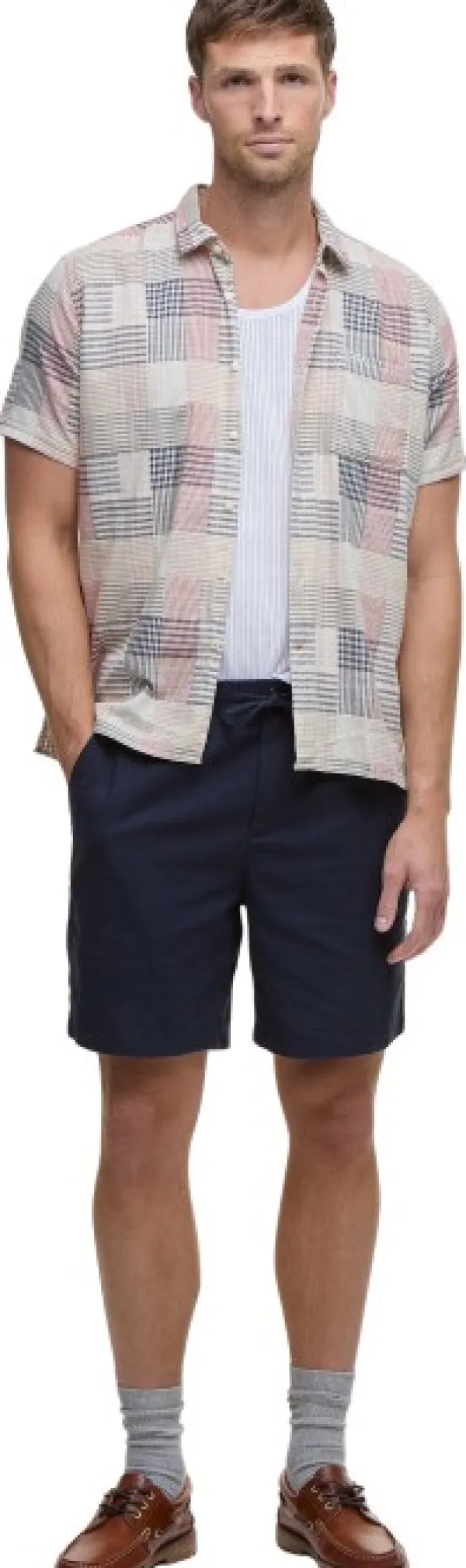 Barbour Flanelli- Ja Kauluspaidat^Oakshore Summer Fit Shirt paita, Washed Stone