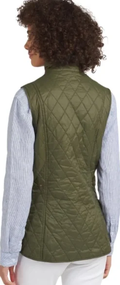 Barbour Liivit^Otterburn naisten liivi, oliivinvihreä