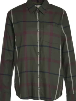 Barbour Oxer Check Shirt naisten paita, vihreä/musta| Naisten metsästysvaatteet/Naisten Metsästyspaidat
