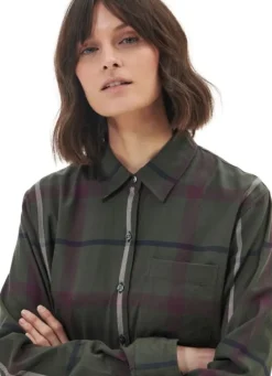 Barbour Oxer Check Shirt naisten paita, vihreä/musta| Naisten metsästysvaatteet/Naisten Metsästyspaidat
