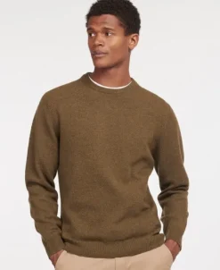 Barbour Patch Crew villapaita, ruskeavihreä| Metsästysliivit/Fleeceliivit