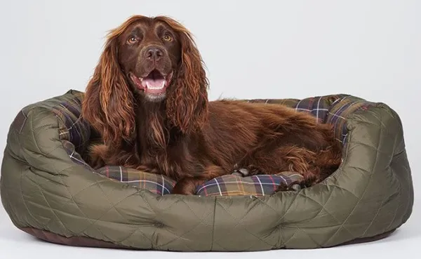 Barbour Koiranpedit^Quilted Dog Bed 30'' Olive