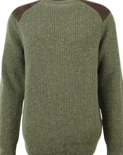 Barbour Raisthorpe Crew neulepusero, Olive| Pitkähihaiset Paidat