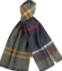 Barbour Rosefield Tartan Scarf Classic lampaanvillahuivi| Päähineet, huivit ja kaulurit/Kaulahuivit