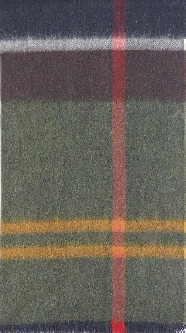 Barbour Rosefield Tartan Scarf Classic lampaanvillahuivi| Päähineet, huivit ja kaulurit/Kaulahuivit