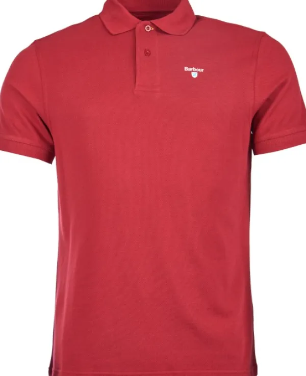 Barbour Sports Polo Biking Red| T-paidat Ja Pikeepaidat