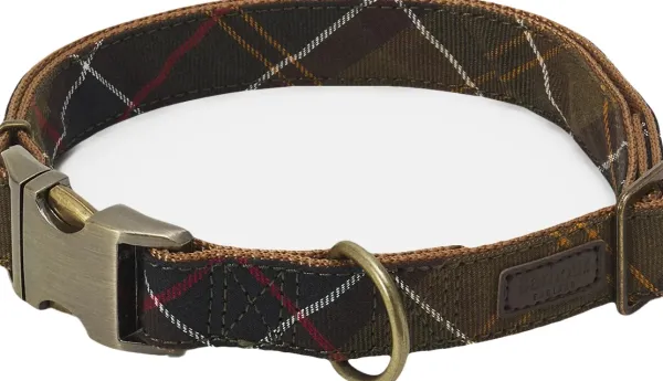 Barbour Tartan/Webbing Dog Collar koiran kaulapanta, Classic Tartan| Kaulapannat
