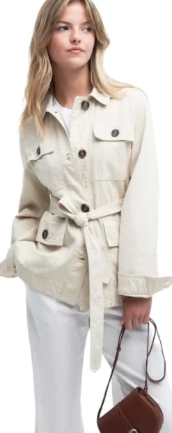 Barbour Ulkoilutakit^Tilly Casual naisten takki, Pearl