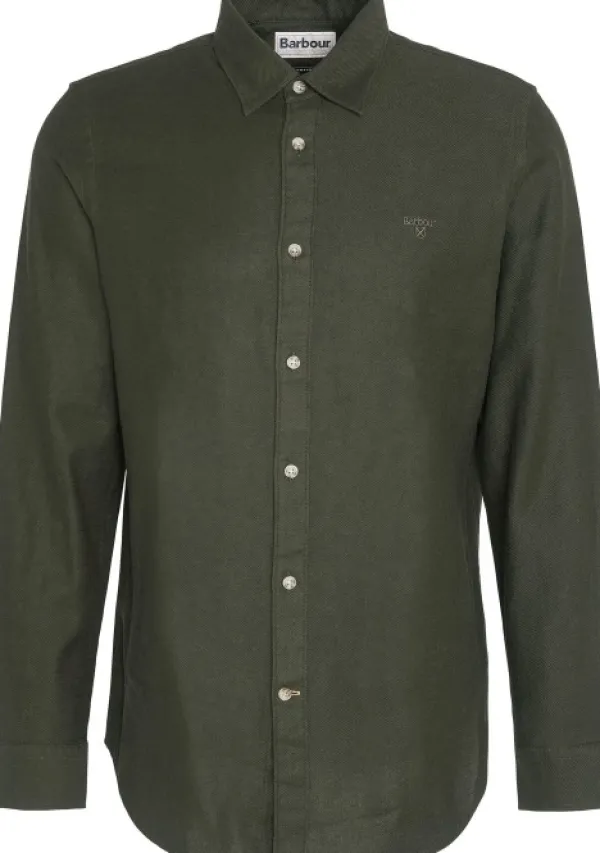 Barbour Twillbridge Tailored Fit paita, Olive/Ancient| Flanelli- Ja Kauluspaidat