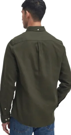 Barbour Twillbridge Tailored Fit paita, Olive/Ancient| Flanelli- Ja Kauluspaidat