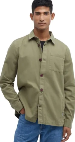 Barbour Flanelli- Ja Kauluspaidat^Washed Overshirt paita, Bleached Olive