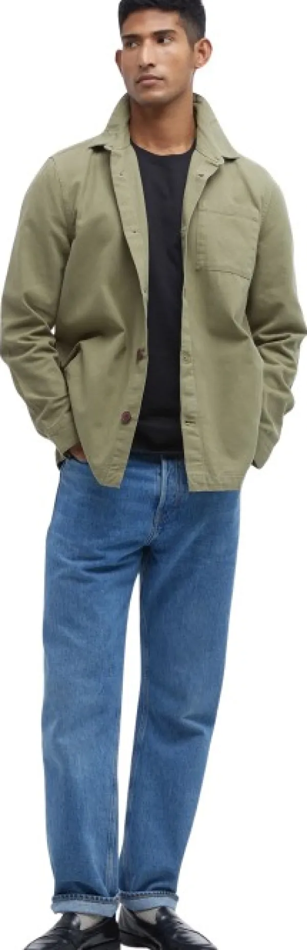 Barbour Flanelli- Ja Kauluspaidat^Washed Overshirt paita, Bleached Olive