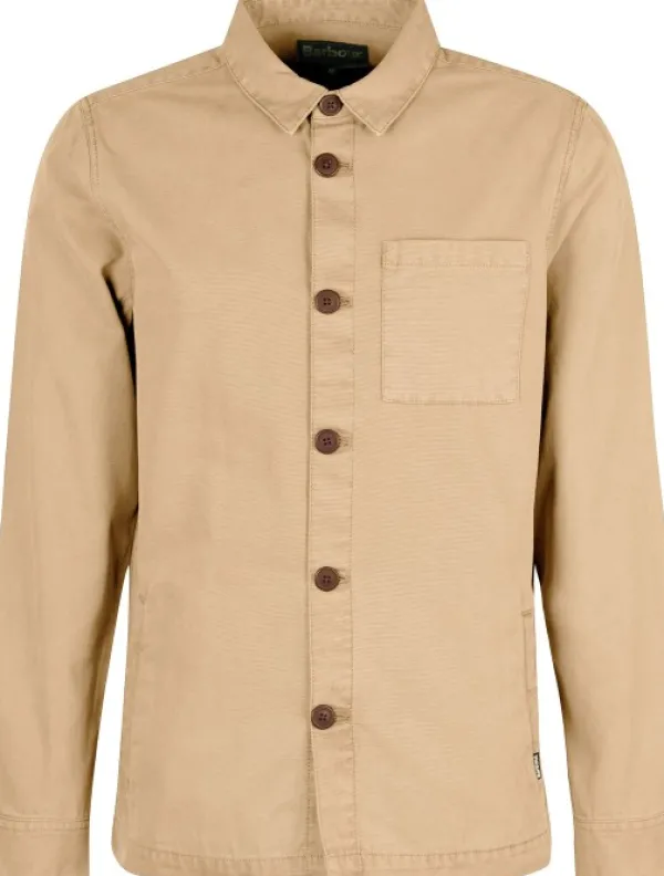 Barbour Flanelli- Ja Kauluspaidat^Washed Overshirt paita, vaaleanruskea