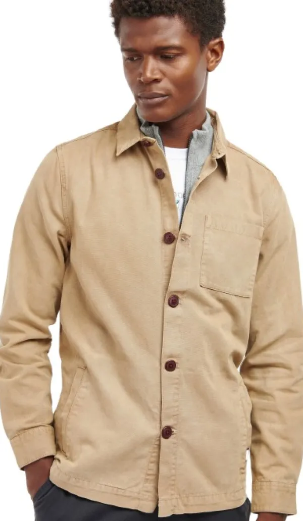 Barbour Flanelli- Ja Kauluspaidat^Washed Overshirt paita, vaaleanruskea