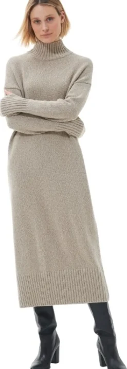 Barbour Winona Midi Knit Dress mekko, harmaanbeige| Tunikat, Mekot Ja Hameet